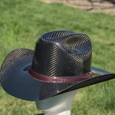 High Quality Custom Made Molding 100% Carbon Fiber Cowboy Hat