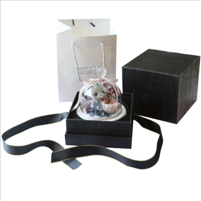 Beauty and the Beast Rose Natural Rose a Grade Eternal Rose Love Angel Preserved Flower in Glass on Sale