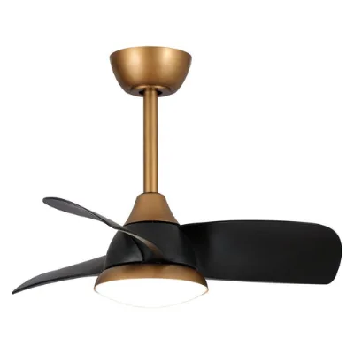 28" Modern Reversible Small Size 28 Inches Ceiling Fan with LED Lighting and Remote Control