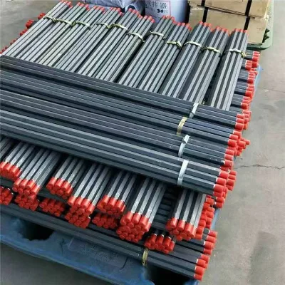 H22 B22 Hex Mining Tapered Drill Rod Tubes Used for YT28 YT24 YT29 JACK HAMMER
