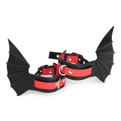 BDSM Underbust Corset Waist Belt Waistband Bondage Restraints Fetish Wear Sex Toys Bat Handcuffs Leather Harness Bondage Set%