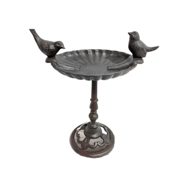 High Quality Farmhouse Outdoor Metal Wild Bird Feeder Shell Tray with Bird Seed Container for Garden Use