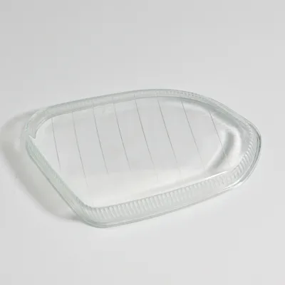 Custom Molded Glass Lenses for Auto Headlights Heat-Resistant Borosilicate & Soda-Lime Options