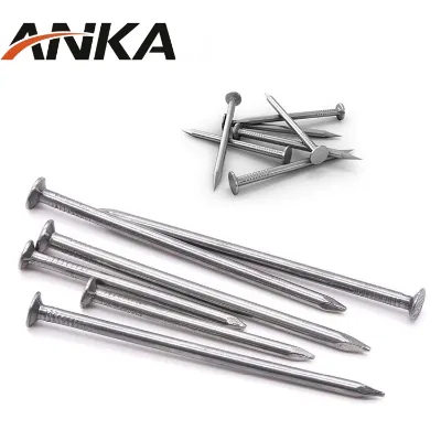 Hot Sale Galvanized Concrete Nail Iron Nail High Hardness Carbon Steel Multiple Sizes 16-100mm for Masonry Construction Fastener