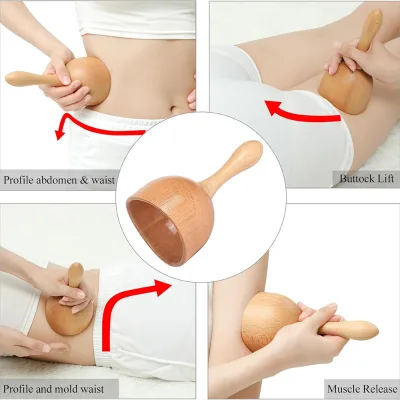 Wood Therapy Massage Tools Gua Sha Wooden Massager for Body Shaping Massage Tool Set Wood Therapy Tools