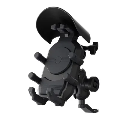 Portable Waterproof Durable Mobile Phone Holder for Motorcycle/Car Anti-Theft Takeaway Camera Mount