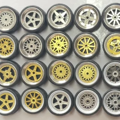 11mm 1:64 Scale Car Model Custom Modified Alloy Wheel Primary Version Diecast Toys Diecast Model Car Tyre Hub