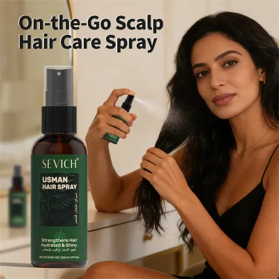 SEVICH Usman Hair Spray Herbal Extract Lightweight Fast Absorbing Hydrating Refreshing Hair Loss Treatment Mist 50ml