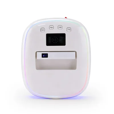 128W Cordless UV LED Nail Lamp with Detachable Handheld Flash Cure Light 45LEDs 365nm+405nm LCD Timer OEM ODM Nail Supply