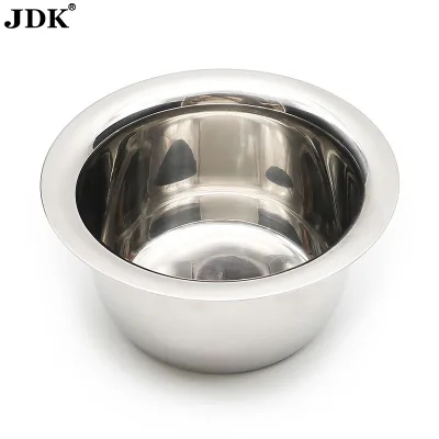 Premium Double Wall Stainless Steel Insulated Shaving Bowl with Lathering Cup Men's Wet Shave Large Capacity Unbreakable Design