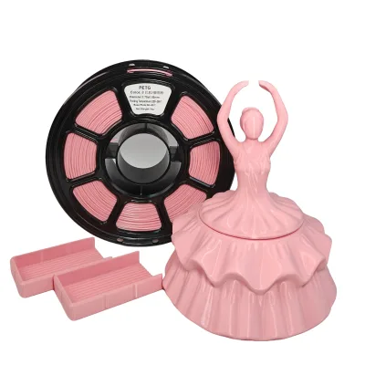 High Quality Matte PETG Peach Pink Filament 1.75mm 1kg/Roll Plastic Rods High Speed FDM 3d Printer Filament PETG