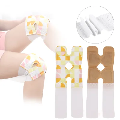 Wholesale Leg Warmers Over Knee Air-adhesive Heating Activated Carbon Body Knee Warmer Heat Pad