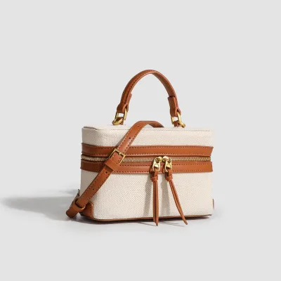 BLL0003 Women's Luxury Cross Handbag Small Single Bag Zipper Portable Cosmetic Square Bag for Fashion for Summer Winter
