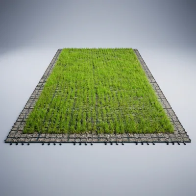 Eco-Friendly Recycled HDPE Permeable Grass Pavers for Parking Lots, Driveway Stabilization, Landscaping, Ground Reinforcement