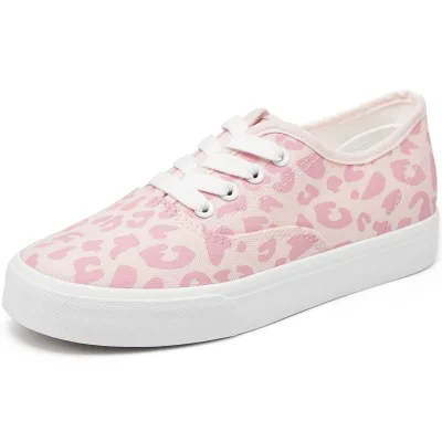 Custom Color Pattern Appearance Leopard Print Espadrilles Casual Shoes