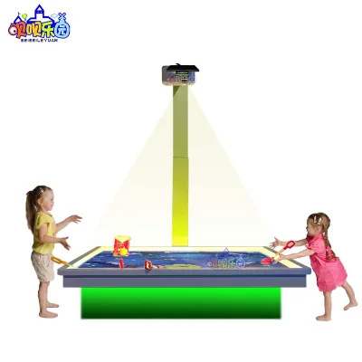 Custom Immersive 3D Interactive Projection Sandbox Table High-Resolution Lighting for Indoor Shopping Mall Use Remote Control