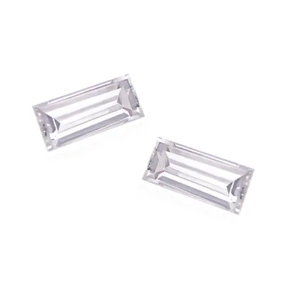 Hotsale Quality Reliable Fancy Taper baguette Cut 2x4 HPHT Lab Diamond DEF-VS Per Carat