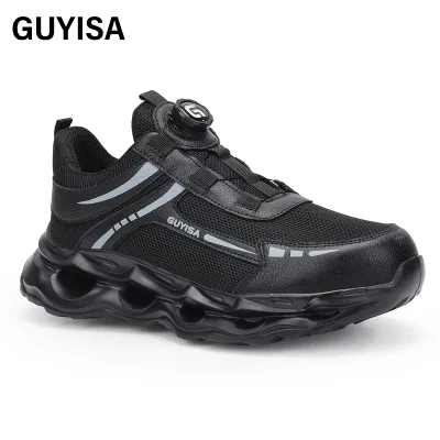 GUYISA OEM/ODM Steel Toe Safety Shoes Construction Site New Fashion Safety Shoes Men