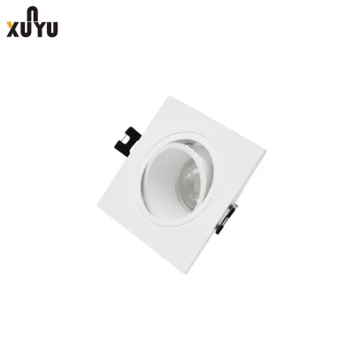 Plastic Thermoplastic Downlight Housing AC 85-165V Embedded Ceiling Fixture Socket Holder 2-Year Warranty for Home Office Hotel
