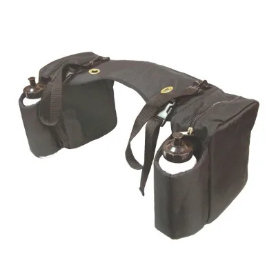 EQUIZONE Horse Saddle Bag SB 1081 with Water Bottle Feature Made in Taiwan for Equestrian Sports