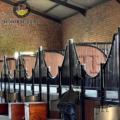 Custom Size Modular Horse Stable Multiple Door Type Prefab Horse Barn Equipment
