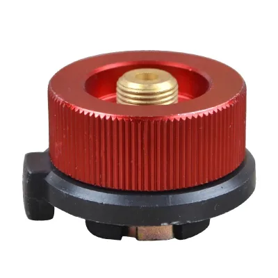 Outdoor Portable Split Fierce Stove Head Default Flat Gas Tank with Long Gas Tank Converter Head Clip Stove Adapter