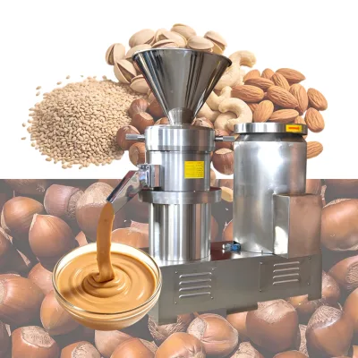 Tahini Sesame Making Machine Price Cost-Effective Cashew Pistachio Grinder Automatic Peanut Butter Making Machine
