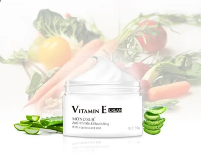 Guangzhou Manufacturer VE Aloe Vera Moisture Cream Whitening Vitamin E Cream with Private Label