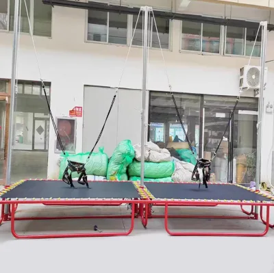 Single Person Bungee Trampoline with Rubber Components for Commercial Rental Outdoor Use Kids