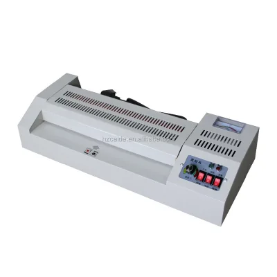 WD-460 Desktop Iron Shell A2 Size Laminating Pouch Film Machine Hot and Cold Pouch Laminator for A4 A3 A5 A6 Paper/Photos