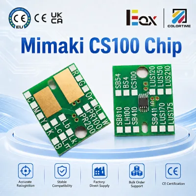 CS100 Solvent Ink Chip Designed for Mimaki SWJ 320 S2 SWJ 320 S4 SWJ 320EA 2000ml Wide Format Printing Supplies Reliable Ink Use