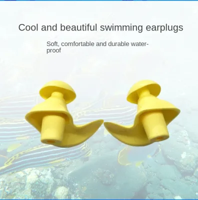 369 Professional Ergonomic Silicone Gel Ear Plugs Reusable Water Resistant Swimming Nose Clip Earplug Sets Model JW124102