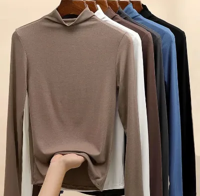 New Fashion Vintage Y2k Crew Neck Women's Long Sleeve Slim-Fit T Shirt XL Size Sexy t Shirt Women