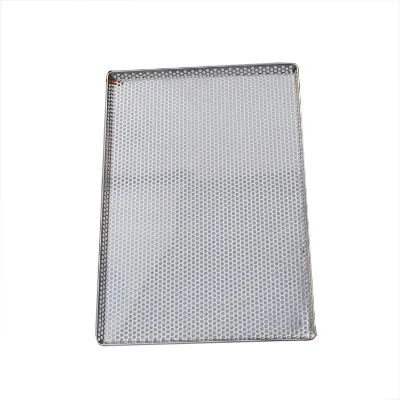 High Quality Stackable 304 Stainless Steel Carbon Steel Pizza Oven Pan Bread Baking Tray 60x40x15 Food Grade