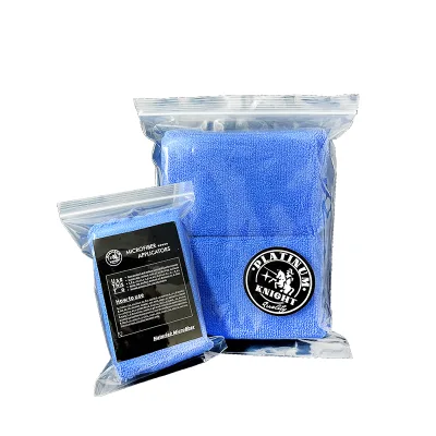 12*8*4.5cm Car Detailing Microfiber Wax Pad Applicator Polishing Sponge Rectangle Pad