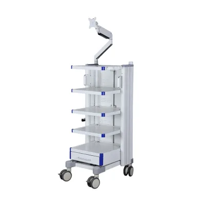 Heavy Duty Manual Endoscope Cart for Arthroscopy & Laparoscopy
