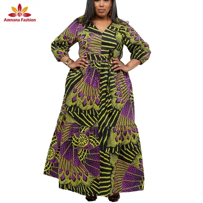 2020 New Fashion African Plus Size Clothing Dresses Designs Fat Ladies Competitive Price