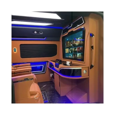 Hot Sales Van Toyota Hiace Luxury Auto Tuning Part Car Seat Car Accessories Ceiling Partition Curtains Interior Upgrade Kit