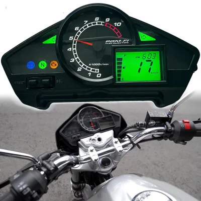 Seven-color LED Backlight Digital Motorcycle Speedo Meter Speedometer for Cb 300 R honda Cb300r Cb300 R Jonway Yy 350 9a