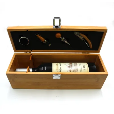 Hot Sale Customized Logo Wine Wood Wooden Box Gift Box Packaging Wedding Gift Wooden Box Gift Box Wooden Box Gift Box Jewelry Packaging