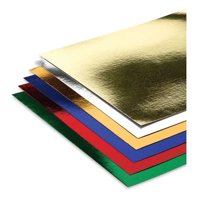 DERUN Gold Mirror Cardstock Paper -Compatible for Digital Printing for Christmas Cake Toppers Cards European Craft Style