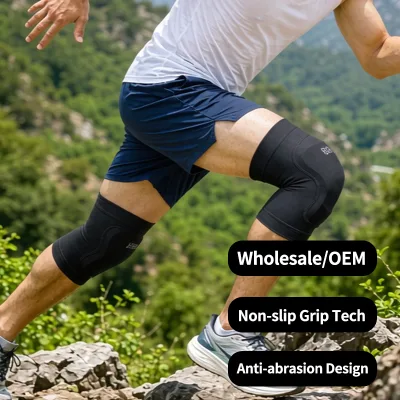 Bulk Custom Knee Pads for Handball Quick-Dry Moisture-Wicking Anti-Abrasion Padded Knee Sleeve for Team Club Game