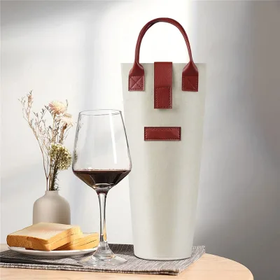 Multifunctional 12 Travel Non Woven Wine Bottle Bag