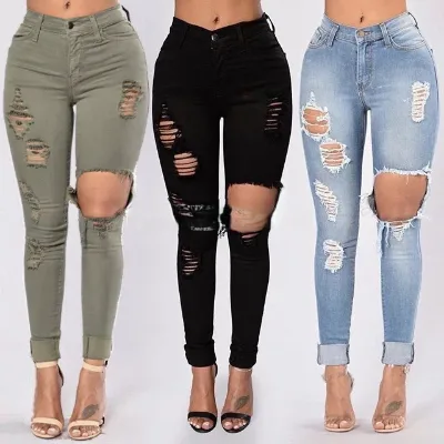 2025 Factory Clearance Hot Selling Stretch Slim Fit Jeans Women's Bell Bottom Pants Fashion Casual Pants Mixed Shipment