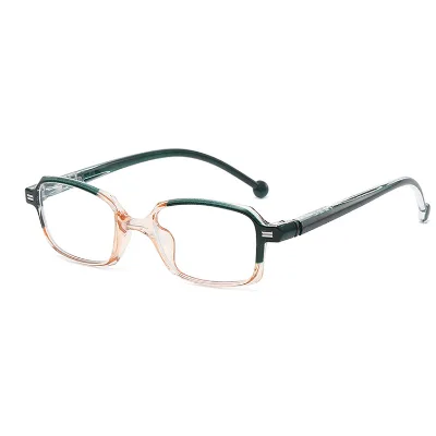 Vintage Women Presbyopic Eyeglass Diopter +1+1.5 Wholesale Square Gradient Small Frame Anti Blue Light Reading Glasses