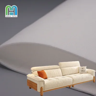 Plain Upholstery Fabric Backing 5MM Sofa Sponge Bonded Anti-slip for U Shaped Sofa Bottom