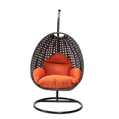 New Style Indoor Leisure Outdoor Single Hanging Egg Chair Rattan Garden Patio Swing Furniture