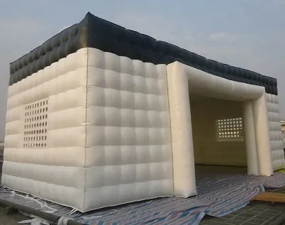 China Supplier Custom Logo Square LED Inflatable Event Tent House Advertising Inflatables