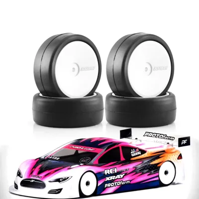 1/10 Drift Car High Grip Hot Melt Tyre Wheel Set