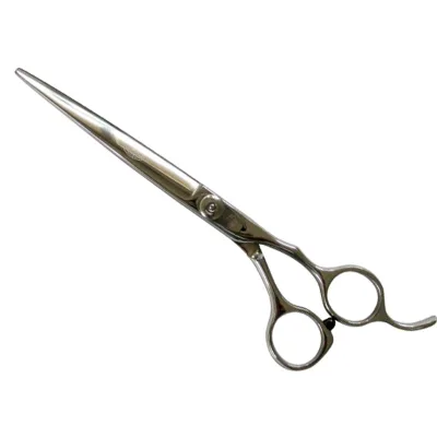 7 Inch Chunzhou High Quality Silver Pet Straight Scissors Dog Grooming Scissors
